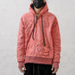 <span>25.2</span><span>"DISPLACEMENT"</span>SWEAT PARKA HOODED ZIPPED CO LINING<br>BISON FULL GRAIN<br>PINK