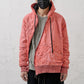 <span>25.2</span><span>"DISPLACEMENT"</span>SWEAT PARKA HOODED ZIPPED CO LINING<br>BISON FULL GRAIN<br>PINK