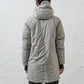 <span>25.2</span><span>"BASIC"</span>MOUNTAIN PARKA SEMILONG ORIGAMI SLEEVE PRIMALOFT<br>ULTRA LIGHT 3 LAYER NYLON<br>DUSTY WHITE