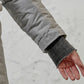 <span>25.2</span><span>"BASIC"</span>MOUNTAIN PARKA SEMILONG ORIGAMI SLEEVE PRIMALOFT<br>ULTRA LIGHT 3 LAYER NYLON<br>DUSTY WHITE