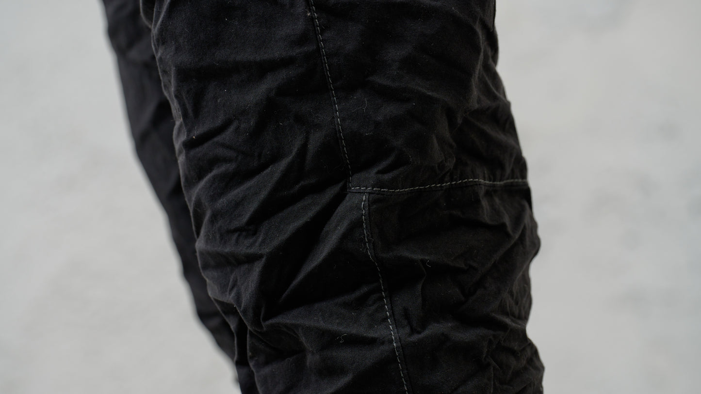 <span>25.2</span><span>"DISPLACEMENT"</span>JEANS CARGO L/C TRS<br>ZIMBABWE COTTON HEAVY<br>BLACK
