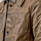 <span>25.2</span><span>"DISPLACEMENT"</span>JEAN JACKET<br>HORSE FULL GRAIN<br>BEIGE BROWN 65