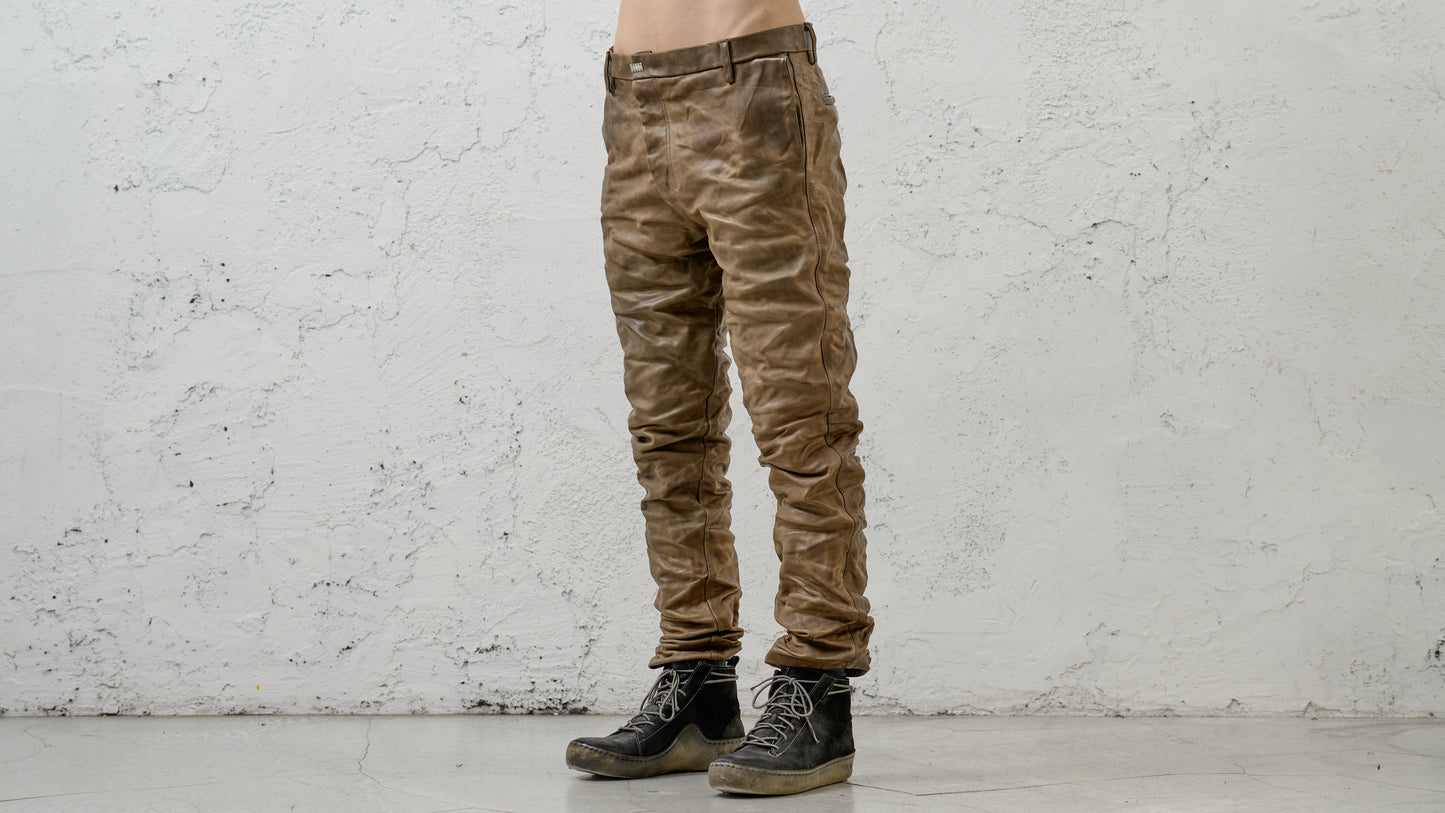 <span>25.2</span><span>"BASIC"</span>L-P TRS<br>HORSE FULL GRAIN<br>BEIGE BROWN 65