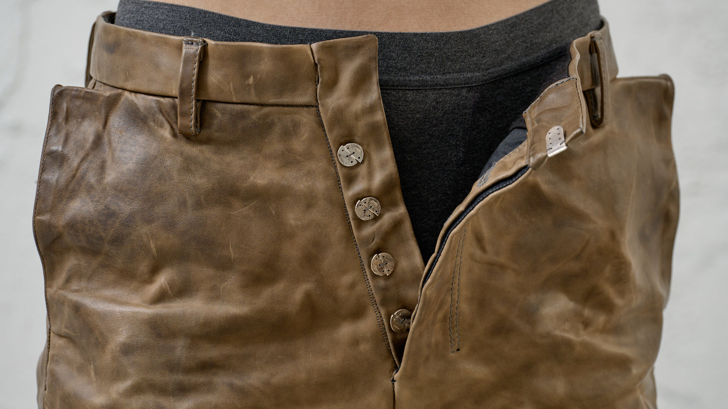 <span>25.2</span><span>"BASIC"</span>L-P TRS<br>HORSE FULL GRAIN<br>BEIGE BROWN 65