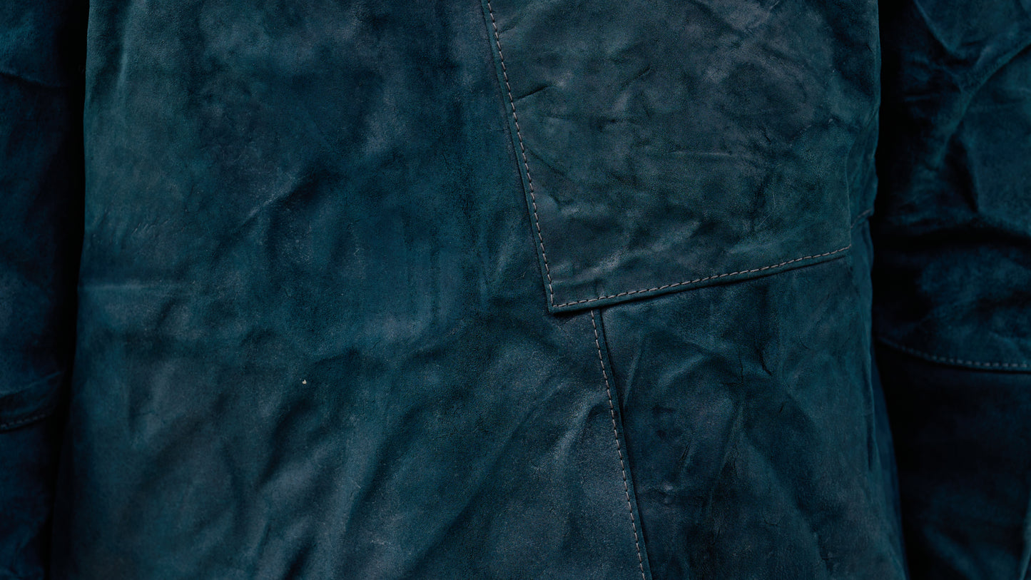 <span>26.2</span><span>"DISPLACEMENT"</span>JEAN JACKET<br>HORSE FULL GRAIN<br>INDIGO REVERSE
