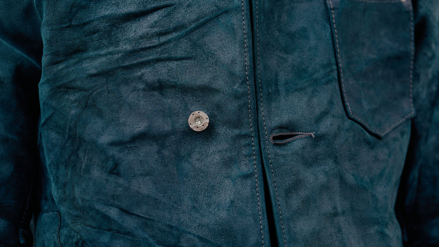 <span>26.2</span><span>"DISPLACEMENT"</span>JEAN JACKET<br>HORSE FULL GRAIN<br>INDIGO REVERSE