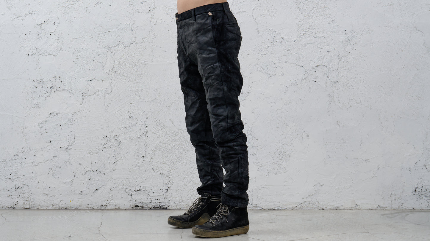 <span>26.2</span><span>"BASIC"</span>L-P TRS W/Z CO LINING<br>HORSE FULL GRAIN<br>BLACK REVERSE