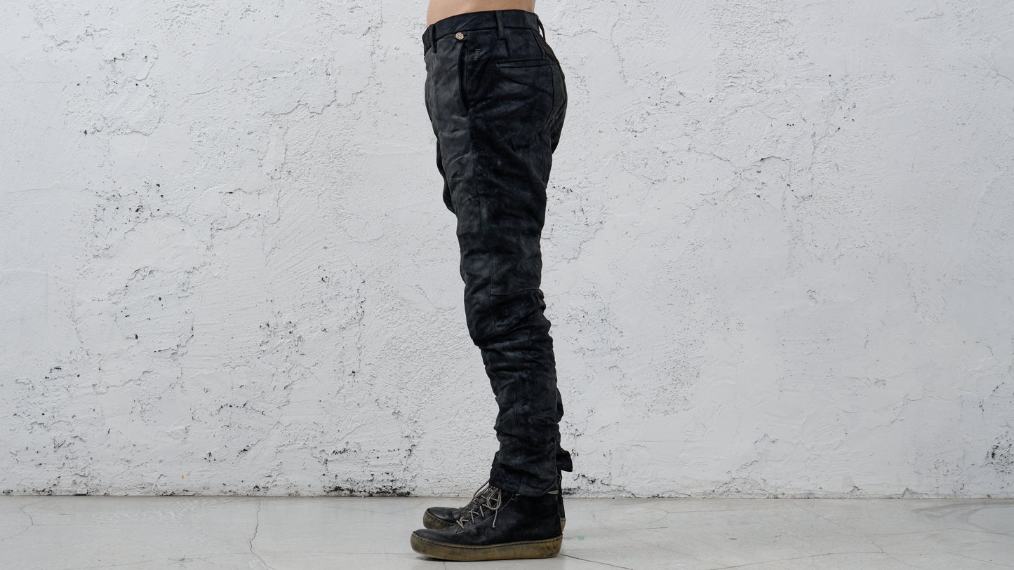 <span>26.2</span><span>"BASIC"</span>L-P TRS W/Z CO LINING<br>HORSE FULL GRAIN<br>BLACK REVERSE