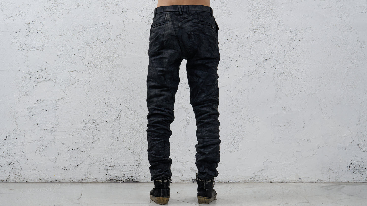 <span>26.2</span><span>"BASIC"</span>L-P TRS W/Z CO LINING<br>HORSE FULL GRAIN<br>BLACK REVERSE