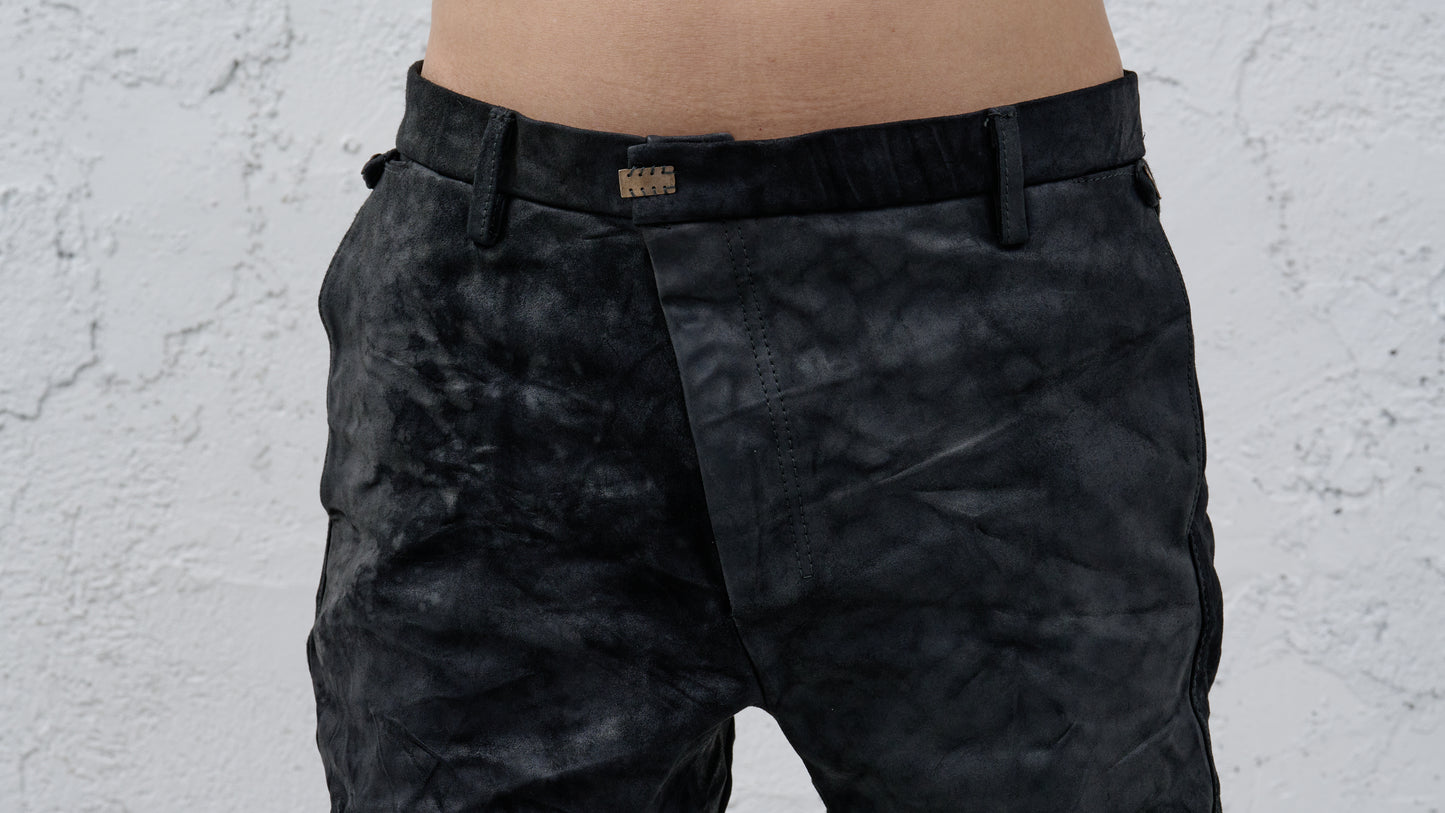 <span>26.2</span><span>"BASIC"</span>L-P TRS W/Z CO LINING<br>HORSE FULL GRAIN<br>BLACK REVERSE
