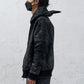 <span>26.2</span><span>"DISPLACEMENT"</span>SWEAT PARKA HOODED ZIPPED CO LINING<br>HORSE FULL GRAIN<br>BLACK REVERSE