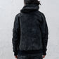 <span>26.2</span><span>"DISPLACEMENT"</span>SWEAT PARKA HOODED ZIPPED CO LINING<br>HORSE FULL GRAIN<br>BLACK REVERSE