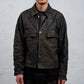 <span>27.1</span><span>"DISPLACEMENT"</span>ARMHOLELESS  JACKET <br>DEER FULL GRAIN<br>COL.26