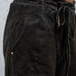 <span>27.1</span><span>"DISPLACEMENT"</span>SWEAT PANTS DROPCLOTCHED SHORT W/Z COTTON LINING<br>DEER FULL GRAIN 0.8<br>COL.26