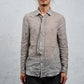 <span>27.1</span><span>"DISPLACEMENT"</span>INSIDE SHIRT<br>ULTRA LIGHT RAMIE<br>LIGHT CARBON