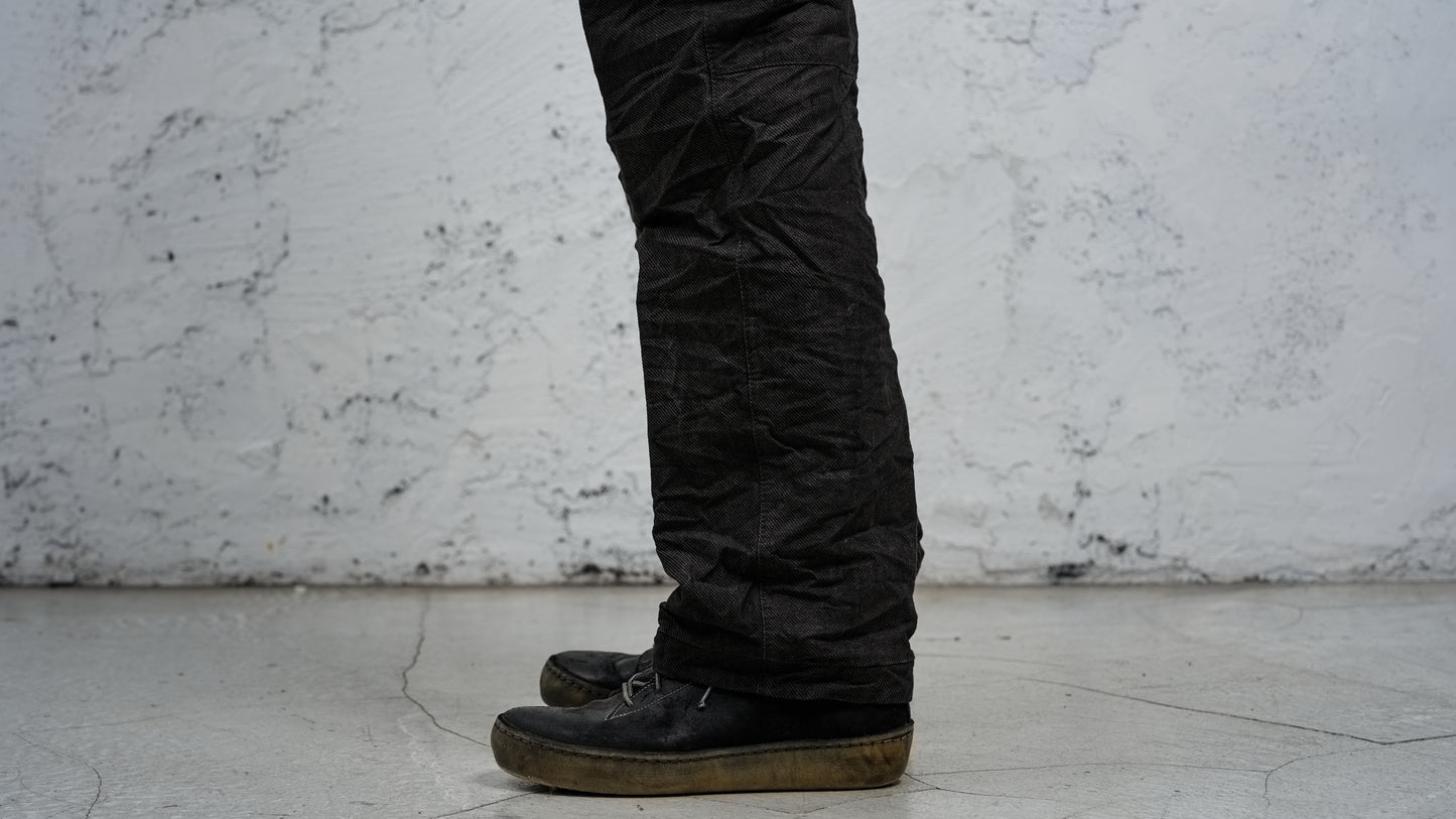 <span>27.1</span><span>"BASIC"</span>PLEATED L/C TRS WIDE<br>DNA PAPER TWILL<br>CARBON