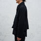 <span>27.1</span><span>"DISPLACEMENT"</span>ARMHOLELESS  JACKET <br>SUPER 140' VERGIN WOOL<br>BLACK