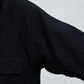 <span>27.1</span><span>"DISPLACEMENT"</span>ARMHOLELESS  JACKET <br>SUPER 140' VERGIN WOOL<br>BLACK