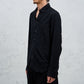 <span>27.1</span><span>"DISPLACEMENT"</span>INSIDE SHIRT<br>SUPER 140' VERGIN WOOL<br>BLACK