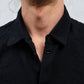 <span>27.1</span><span>"DISPLACEMENT"</span>INSIDE SHIRT<br>SUPER 140' VERGIN WOOL<br>BLACK