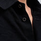 <span>27.1</span><span>"DISPLACEMENT"</span>INSIDE SHIRT<br>SUPER 140' VERGIN WOOL<br>BLACK
