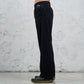 <span>27.1</span><span>"BASIC"</span>PLEATED L/C TRS WIDE<br>SUPER 140' VERGIN WOOL<br>BLACK