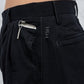 <span>27.1</span><span>"BASIC"</span>PLEATED L/C TRS WIDE<br>SUPER 140' VERGIN WOOL<br>BLACK