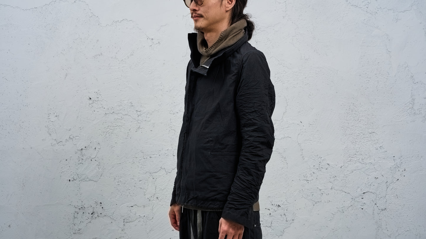 <span>27.1</span><span>"BASIC"</span>HIGHNECK JACKET MFIT<br>ZIMBABWE COTTON LIGHT<br>BLACK 3