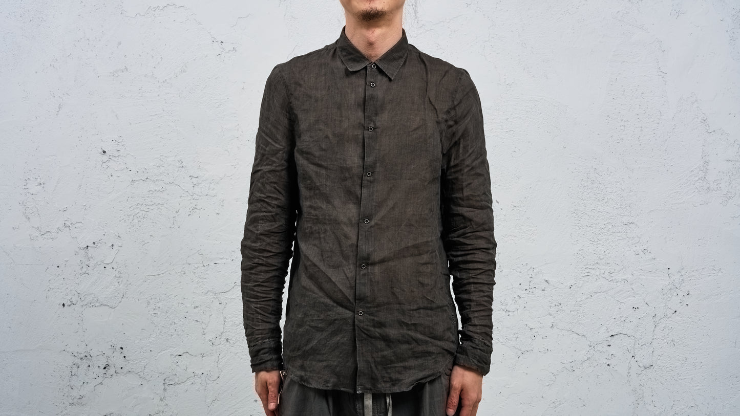 <span>27.1</span><span>"DISPLACEMENT"</span>INSIDE SHIRT<br>ULTRA LIGHT RAMIE<br>CARBON