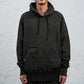 <span>27.1</span><span>"DISPLACEMENT"</span>SWEAT PARKA HOODED<br>UNBALANCED COTTON JERSEY<br>CARBON