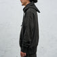 <span>27.1</span><span>"DISPLACEMENT"</span>SWEAT PARKA HOODED<br>UNBALANCED COTTON JERSEY<br>CARBON