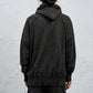<span>27.1</span><span>"DISPLACEMENT"</span>SWEAT PARKA HOODED<br>UNBALANCED COTTON JERSEY<br>CARBON