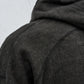 <span>27.1</span><span>"DISPLACEMENT"</span>SWEAT PARKA HOODED<br>UNBALANCED COTTON JERSEY<br>CARBON