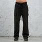 <span>27.1</span><span>"DISPLACEMENT"</span>SWEAT PANTS LOOSE<br>UNBALANCED COTTON JERSEY<br>CARBON