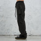<span>27.1</span><span>"DISPLACEMENT"</span>SWEAT PANTS LOOSE<br>UNBALANCED COTTON JERSEY<br>CARBON