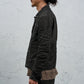 <span>27.1</span><span>"DISPLACEMENT"</span>JEAN JACKET<br>PRINTED LINEN LIGHT<br>CARBON