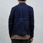 <span>27.1</span><span>"DISPLACEMENT"</span>JEAN JACKET<br>PRINTED LINEN LIGHT<br>INDIGO