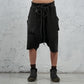 <span>27.1</span><span>"DISPLACEMENT"</span>SWEAT PANTS DROPCLOTCHED SHORT<br>HEAVY JERSEY MEDIUM<br>CARBON