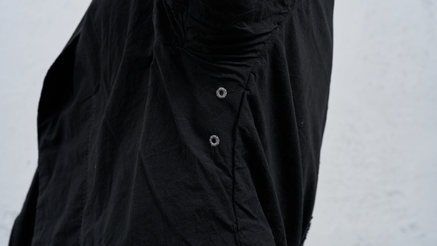 <span>27.1</span><span>"BASIC"</span>DOUBLE BREASTED WORK COAT<br>ZIMBABWE COTTON LIGHT<br>BLACK 3