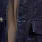 <span>27.1</span><span>"DISPLACEMENT"</span>ARMHOLELESS  COAT <br>PRINTED LINEN MEDIUM<br>INDIGO