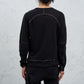<span>27.1</span><span>"DISPLACEMENT"</span>T-SHIRTS L/S <br>DRY COTTON JERSEY 60/1<br>BLACK