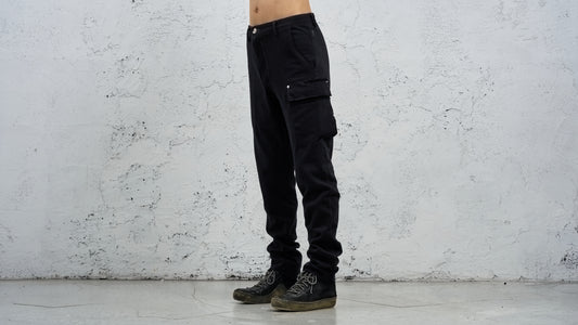 <span>27.1</span><span>"BASIC"</span>MILTALY TRS<br>HEAVY JERSEY MEDIUM<br>BLACK