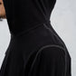 <span>27.1</span><span>"DISPLACEMENT"</span>T-SHIRTS L/S HOODED<br>DRY COTTON JERSEY 60/1<br>BLACK