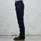 <span>27.1</span><span>"DISPLACEMENT"</span>JEANS<br>PRINTED LINEN LIGHT<br>INDIGO