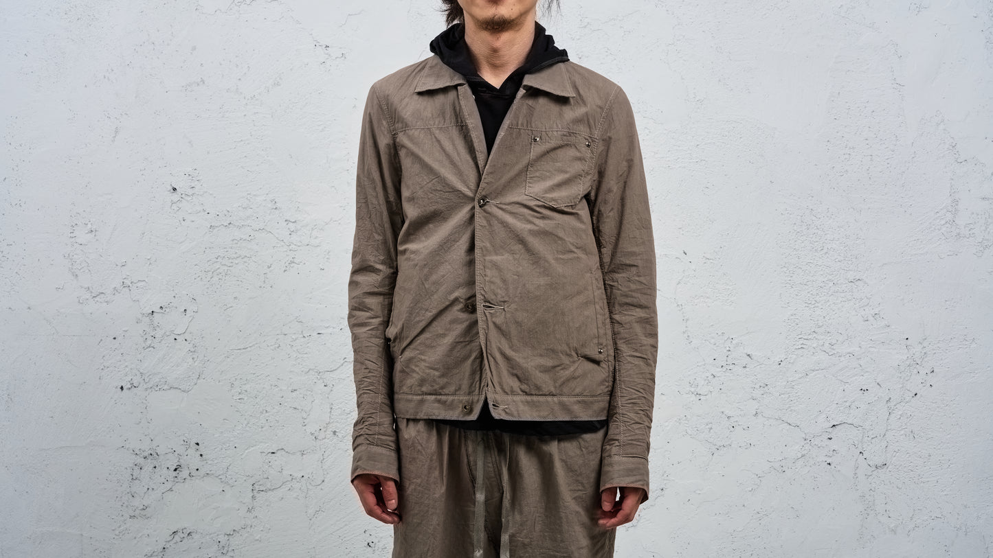 <span>27.1</span><span>"DISPLACEMENT"</span>JEAN JACKET<br>ZIMBABWE COTTON LIGHT<br>M.GREY 35