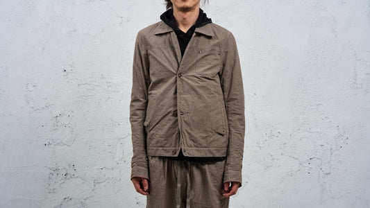 <span>27.1</span><span>"DISPLACEMENT"</span>JEAN JACKET<br>ZIMBABWE COTTON LIGHT<br>M.GREY 35