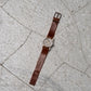 <span>27.1</span><span>"BASIC"</span>TYP.006 / 24H QUARTZ<br>STERLING SILVER.925<br>OXDISED / GOLD HANDS / NATURAL BELT