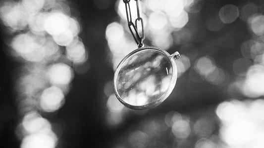 <span>22.1</span><span>" LOUPE "</span>OPTICAL LOUPE NECKLACE<BR>STERLING SILVER925<BR>OXDISED