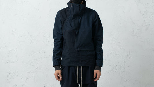 <span>MEN'S</span><span>"DISPLACEMENT"</span>ANORAK / 3 LAYER NYLON / D.INDIGO