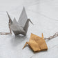 <span>" ORIGAMI "</span>TSURU NECKLACE / METAL